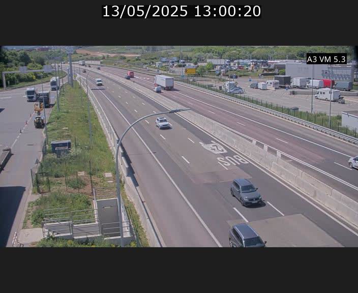Traffic live webcam Luxembourg Aire de Berchem - A3 - BK 5 - direction France