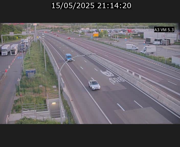 Traffic live webcam Luxembourg Aire de Berchem - A3 - BK 5 - direction France
