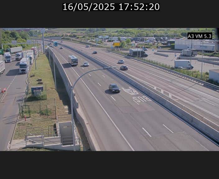 Traffic live webcam Luxembourg Aire de Berchem - A3 - BK 5 - direction France