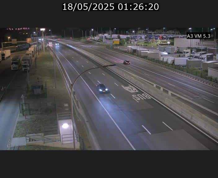 Traffic live webcam Luxembourg Aire de Berchem - A3 - BK 5 - direction France