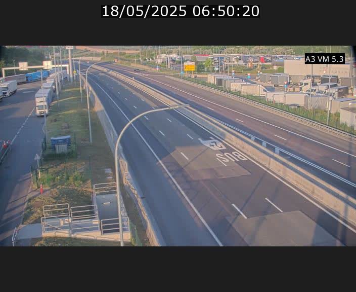 Traffic live webcam Luxembourg Aire de Berchem - A3 - BK 5 - direction France