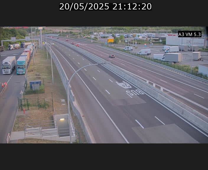 Traffic live webcam Luxembourg Aire de Berchem - A3 - BK 5 - direction France