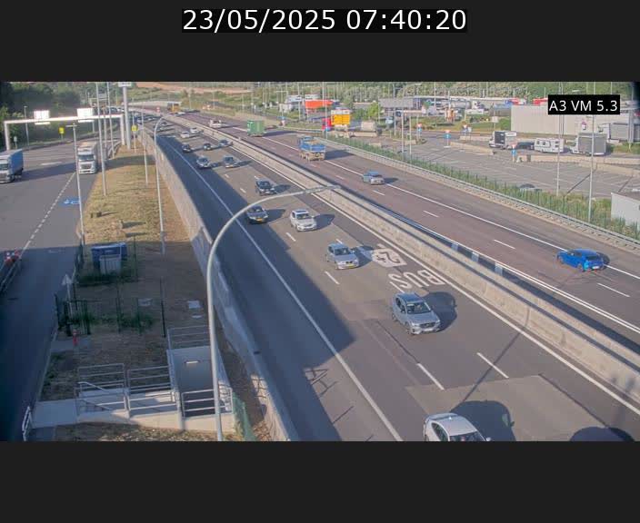Traffic live webcam Luxembourg Aire de Berchem - A3 - BK 5 - direction France