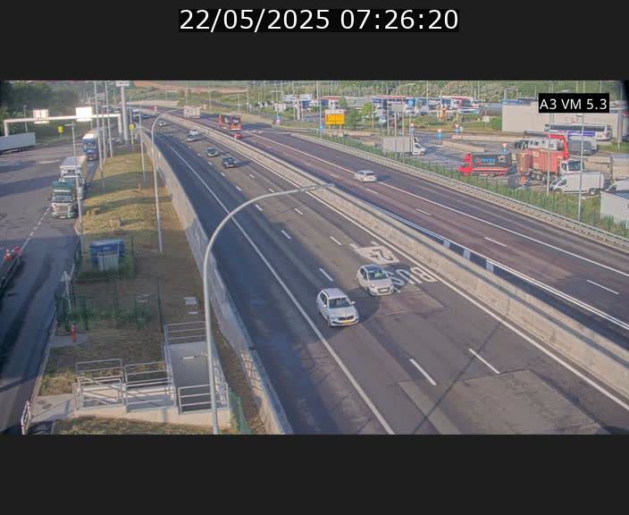 Traffic live webcam Luxembourg Aire de Berchem - A3 - BK 5 - direction France