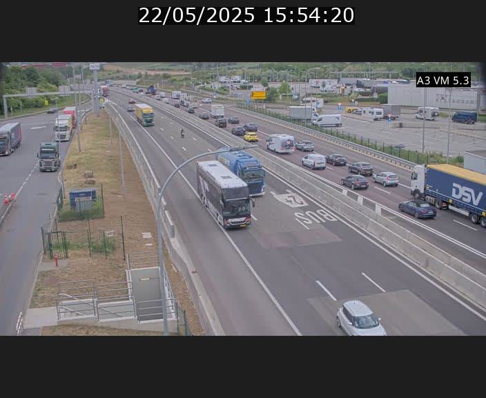 Traffic live webcam Luxembourg Aire de Berchem - A3 - BK 5 - direction France