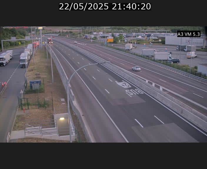 Traffic live webcam Luxembourg Aire de Berchem - A3 - BK 5 - direction France