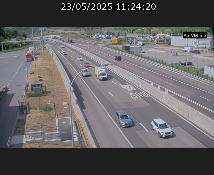 Traffic live webcam Luxembourg Aire de Berchem - A3 - BK 5 - direction France