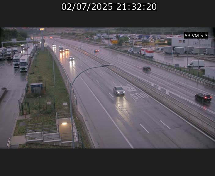 Traffic live webcam Luxembourg Aire de Berchem - A3 - BK 5 - direction France