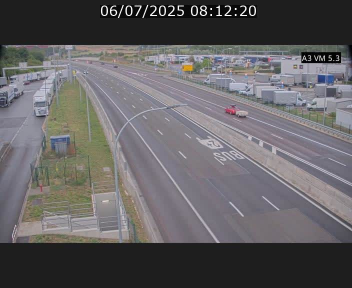 Traffic live webcam Luxembourg Aire de Berchem - A3 - BK 5 - direction France