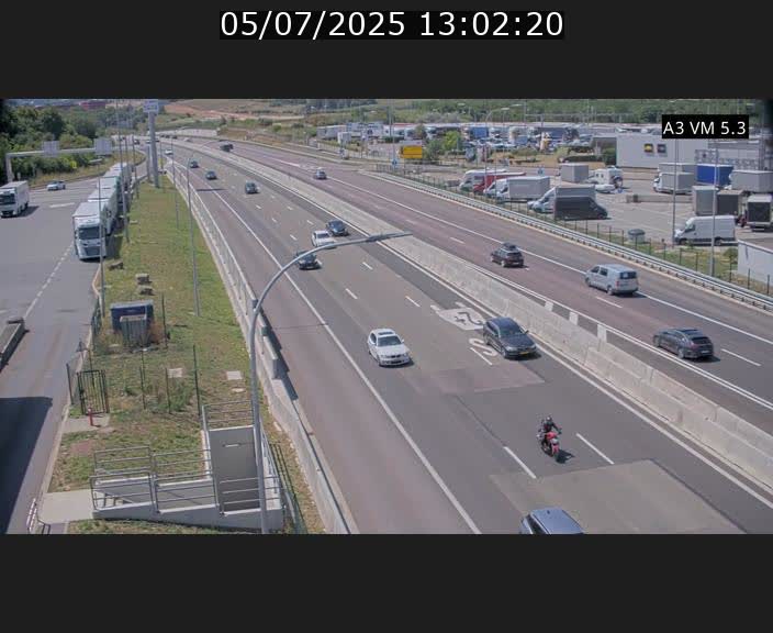 Traffic live webcam Luxembourg Aire de Berchem - A3 - BK 5 - direction France