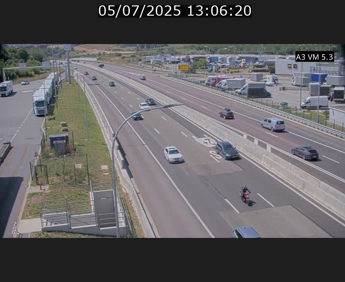 Traffic live webcam Luxembourg Aire de Berchem - A3 - BK 5 - direction France