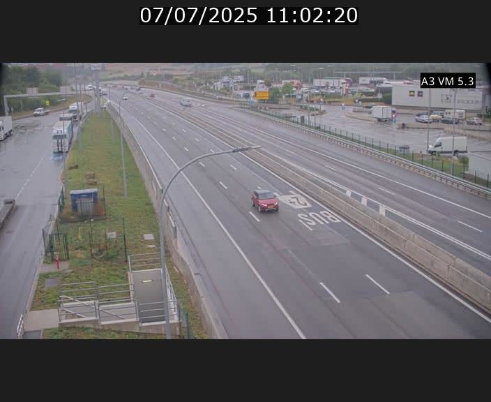 Traffic live webcam Luxembourg Aire de Berchem - A3 - BK 5 - direction France