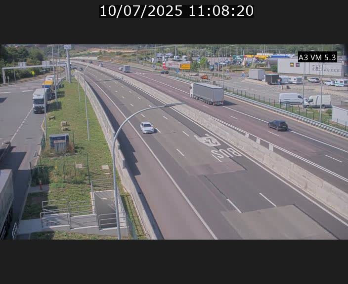 Traffic live webcam Luxembourg Aire de Berchem - A3 - BK 5 - direction France