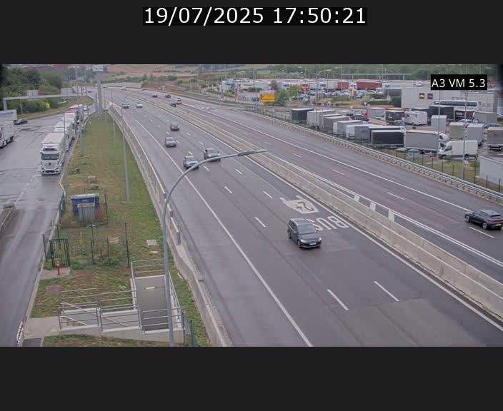 Traffic live webcam Luxembourg Aire de Berchem - A3 - BK 5 - direction France