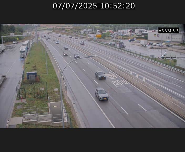 Traffic live webcam Luxembourg Aire de Berchem - A3 - BK 5 - direction France