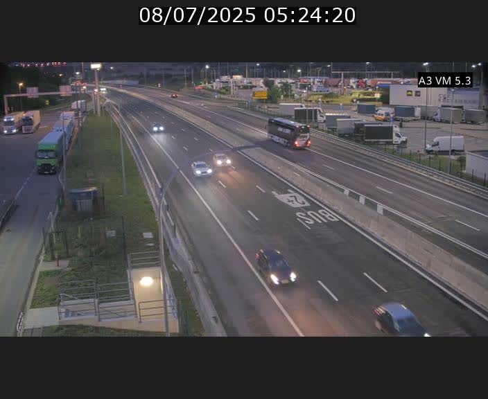 Traffic live webcam Luxembourg Aire de Berchem - A3 - BK 5 - direction France