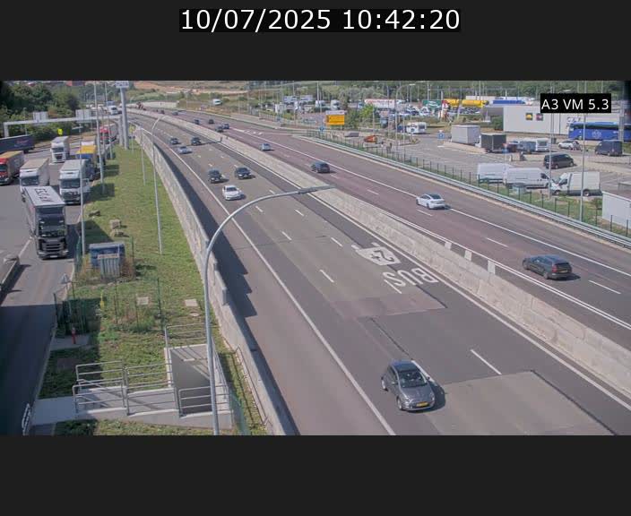 Traffic live webcam Luxembourg Aire de Berchem - A3 - BK 5 - direction France