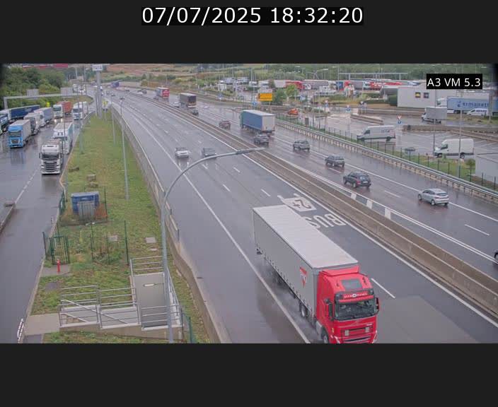 Traffic live webcam Luxembourg Aire de Berchem - A3 - BK 5 - direction France