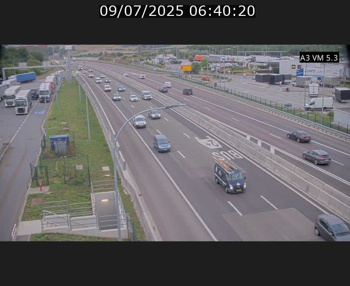 Traffic live webcam Luxembourg Aire de Berchem - A3 - BK 5 - direction France
