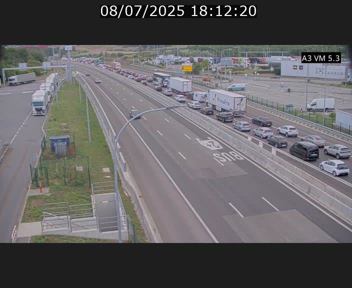 Traffic live webcam Luxembourg Aire de Berchem - A3 - BK 5 - direction France