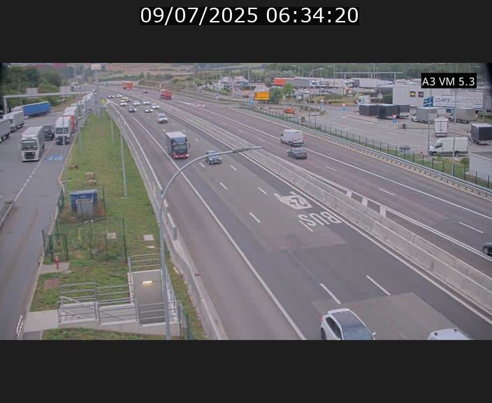 Traffic live webcam Luxembourg Aire de Berchem - A3 - BK 5 - direction France