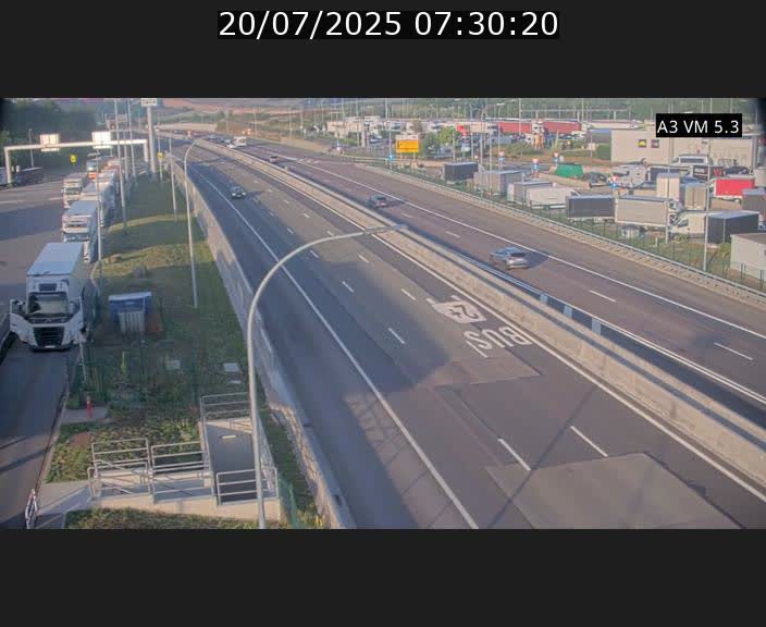 Traffic live webcam Luxembourg Aire de Berchem - A3 - BK 5 - direction France