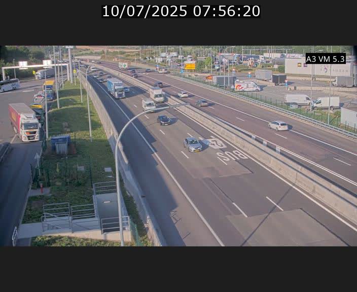 Traffic live webcam Luxembourg Aire de Berchem - A3 - BK 5 - direction France