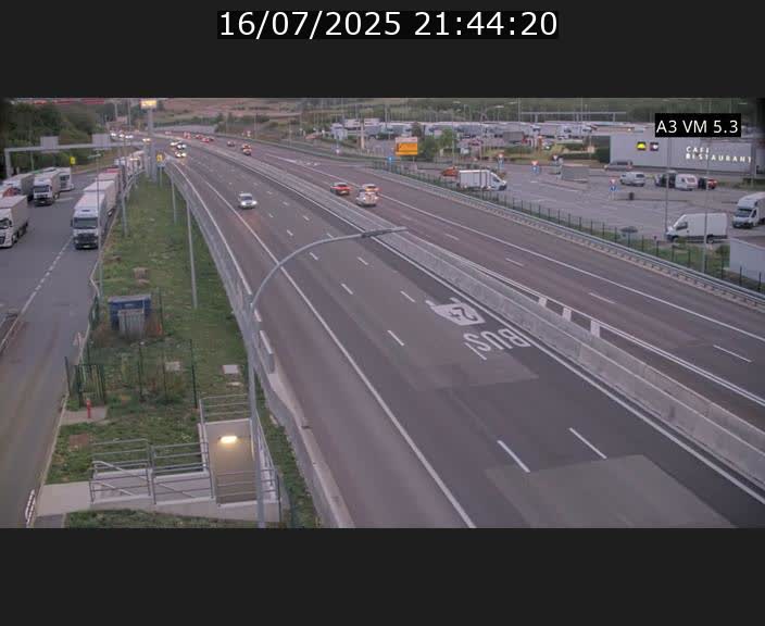 Traffic live webcam Luxembourg Aire de Berchem - A3 - BK 5 - direction France