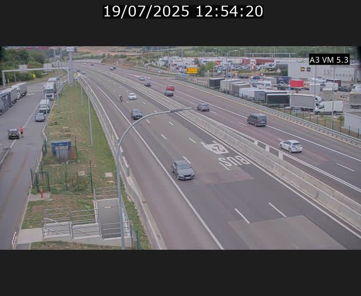 Traffic live webcam Luxembourg Aire de Berchem - A3 - BK 5 - direction France