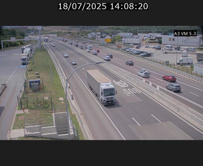 Traffic live webcam Luxembourg Aire de Berchem - A3 - BK 5 - direction France