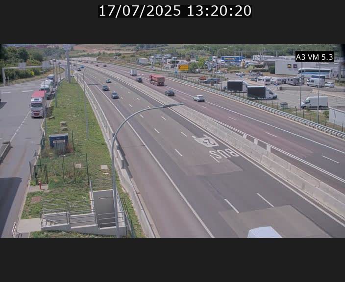 Traffic live webcam Luxembourg Aire de Berchem - A3 - BK 5 - direction France