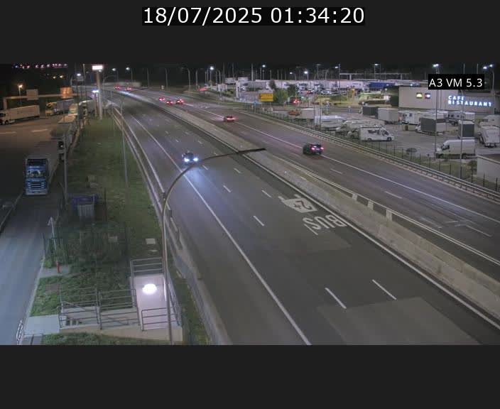 Traffic live webcam Luxembourg Aire de Berchem - A3 - BK 5 - direction France
