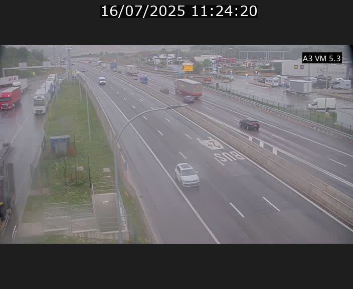 Traffic live webcam Luxembourg Aire de Berchem - A3 - BK 5 - direction France