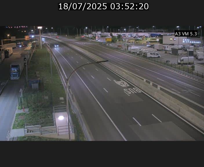 Traffic live webcam Luxembourg Aire de Berchem - A3 - BK 5 - direction France