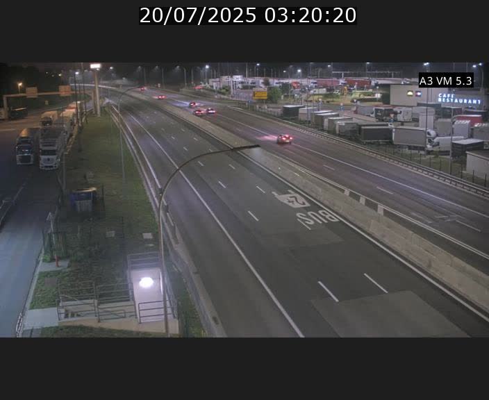 Traffic live webcam Luxembourg Aire de Berchem - A3 - BK 5 - direction France