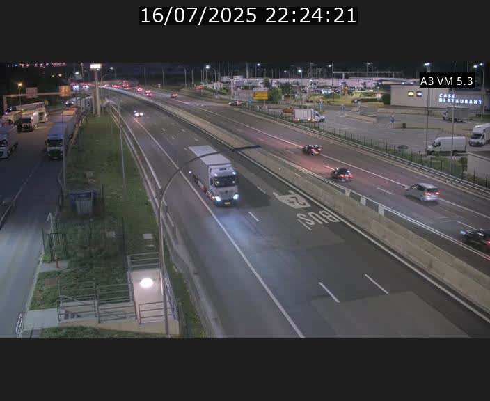 Traffic live webcam Luxembourg Aire de Berchem - A3 - BK 5 - direction France