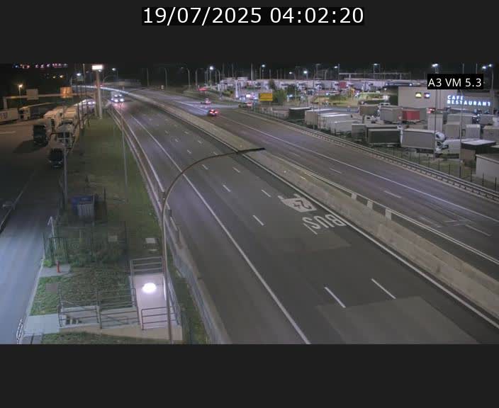 Traffic live webcam Luxembourg Aire de Berchem - A3 - BK 5 - direction France