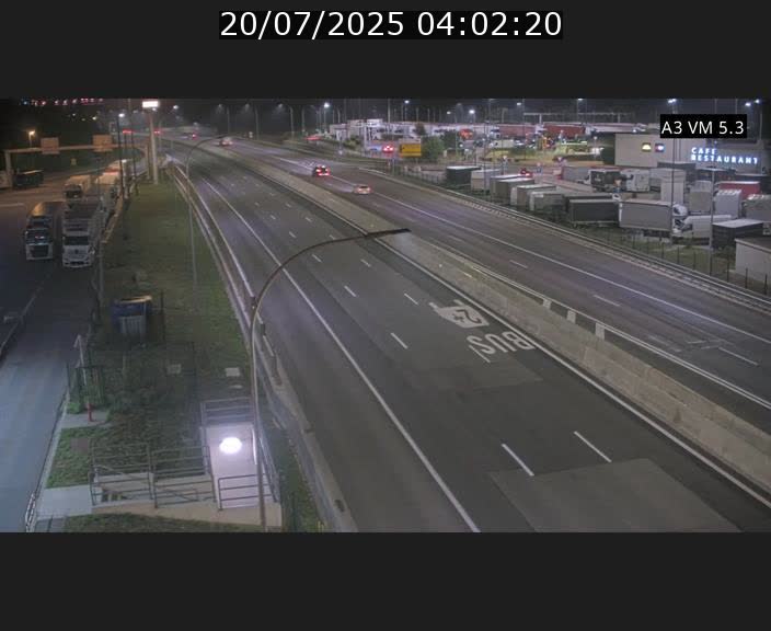 Traffic live webcam Luxembourg Aire de Berchem - A3 - BK 5 - direction France