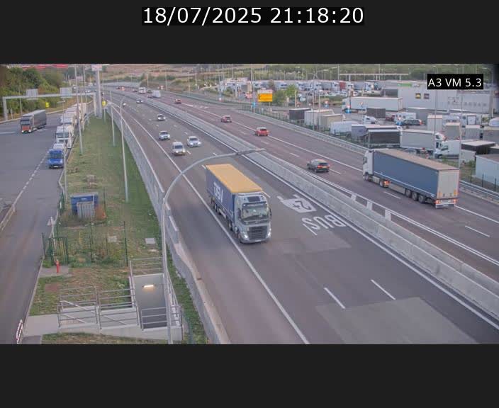 Traffic live webcam Luxembourg Aire de Berchem - A3 - BK 5 - direction France