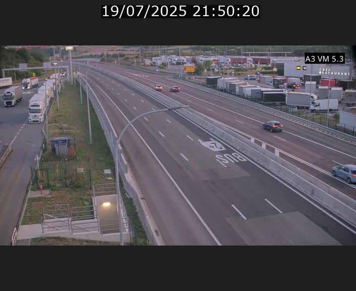 Traffic live webcam Luxembourg Aire de Berchem - A3 - BK 5 - direction France