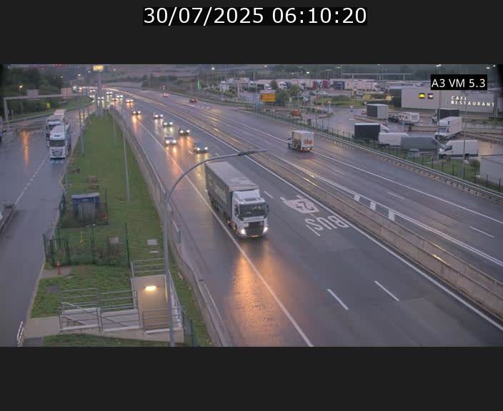 Traffic live webcam Luxembourg Aire de Berchem - A3 - BK 5 - direction France