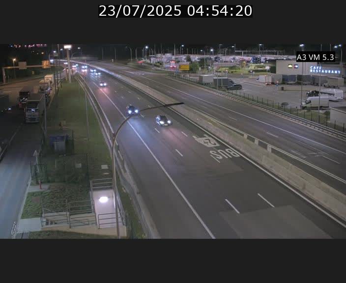 Traffic live webcam Luxembourg Aire de Berchem - A3 - BK 5 - direction France