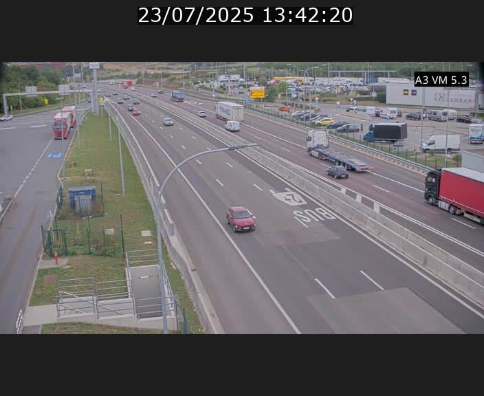 Traffic live webcam Luxembourg Aire de Berchem - A3 - BK 5 - direction France