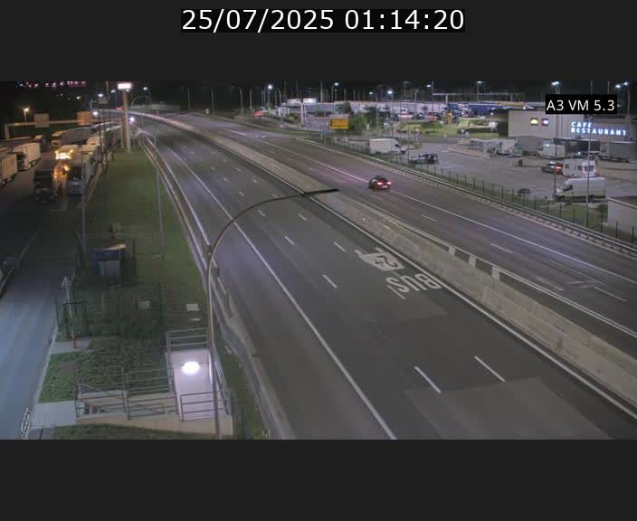 Traffic live webcam Luxembourg Aire de Berchem - A3 - BK 5 - direction France
