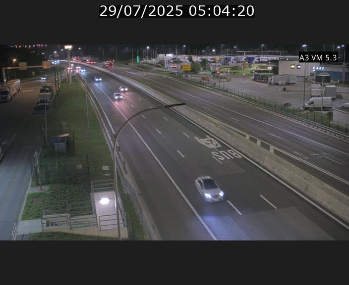Traffic live webcam Luxembourg Aire de Berchem - A3 - BK 5 - direction France