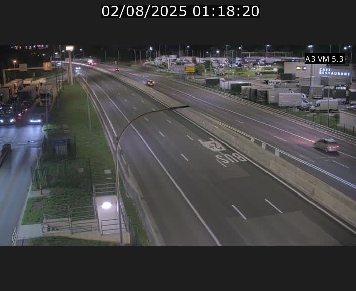 Traffic live webcam Luxembourg Aire de Berchem - A3 - BK 5 - direction France