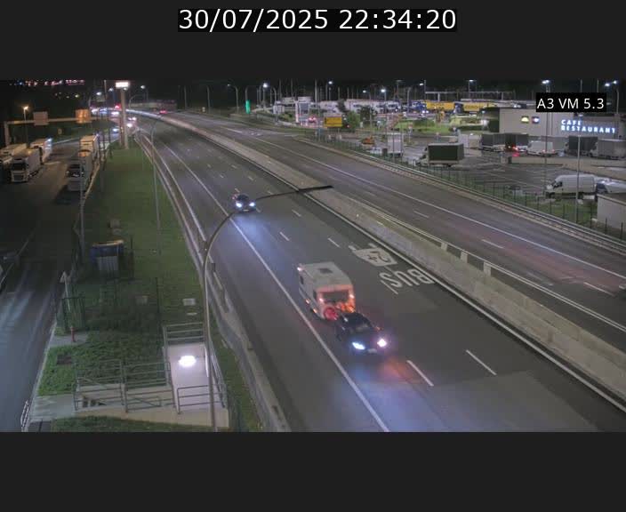 Traffic live webcam Luxembourg Aire de Berchem - A3 - BK 5 - direction France