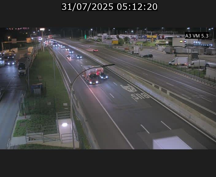 Traffic live webcam Luxembourg Aire de Berchem - A3 - BK 5 - direction France
