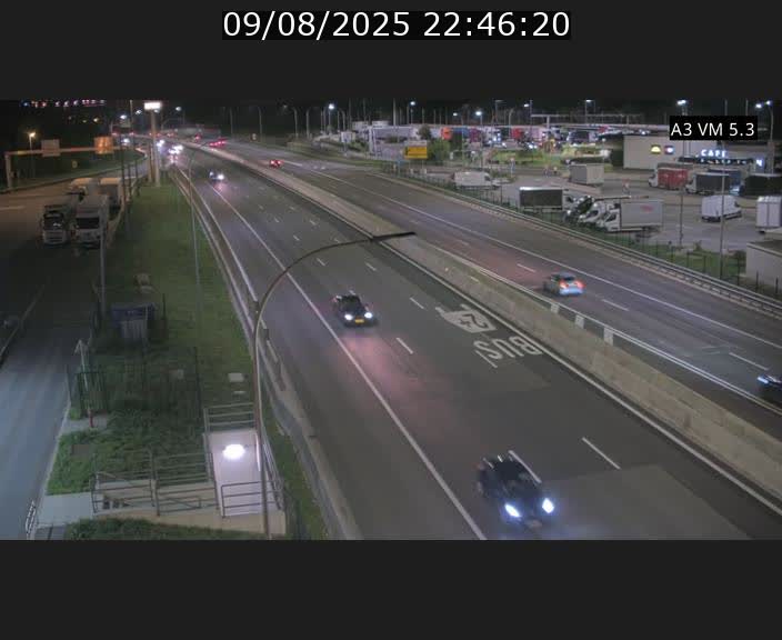 Traffic live webcam Luxembourg Aire de Berchem - A3 - BK 5 - direction France