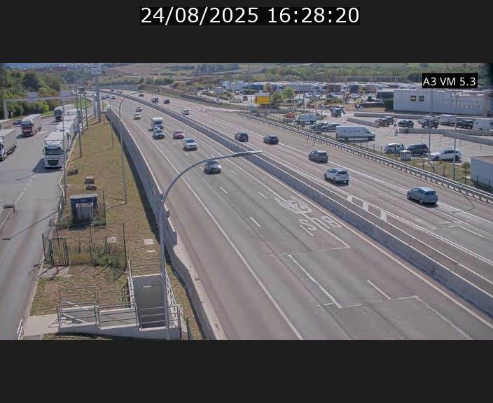 Traffic live webcam Luxembourg Aire de Berchem - A3 - BK 5 - direction France